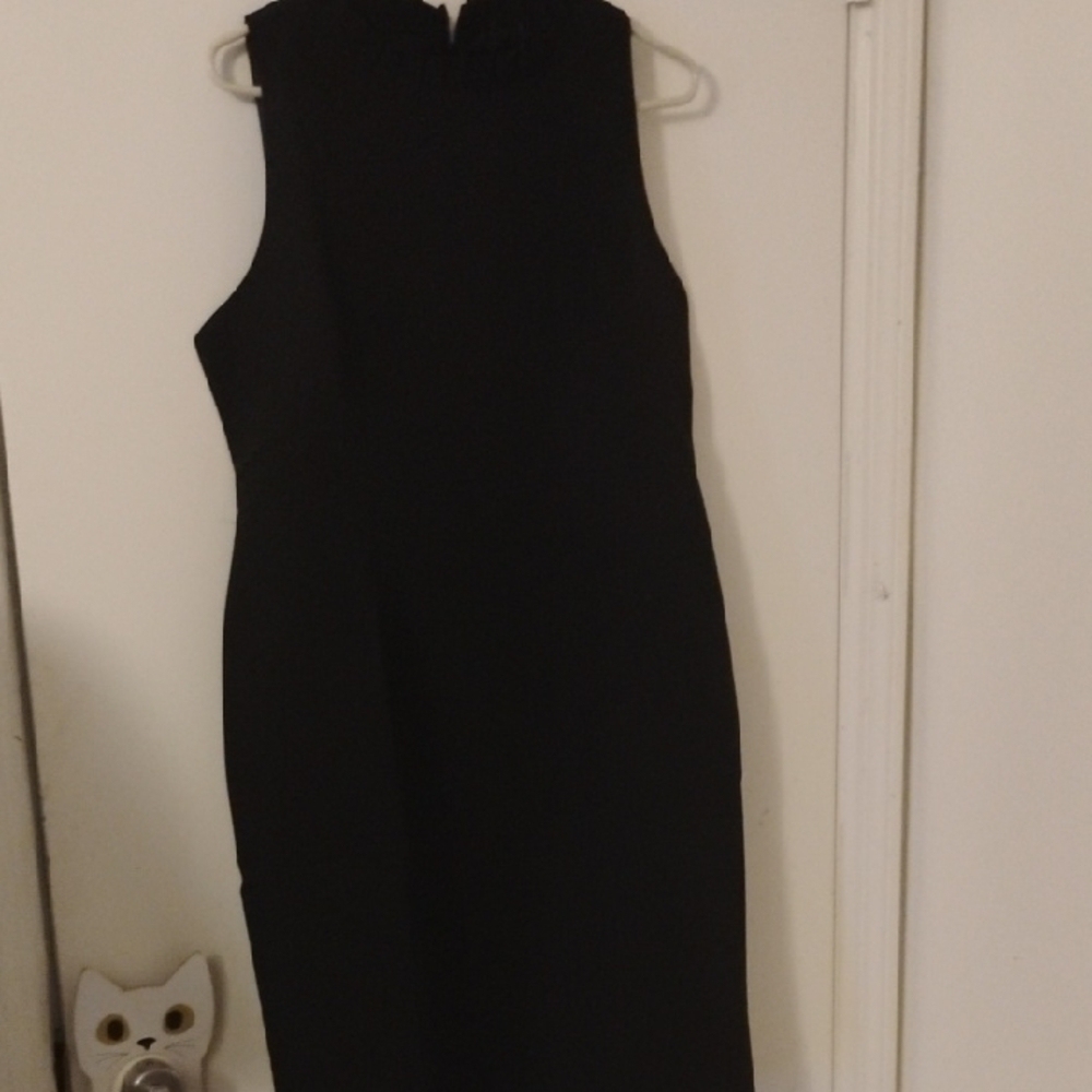 Elegant Black Sleeveless Dress